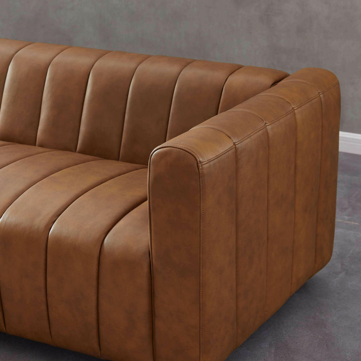 Elrosa Channel Tufted Sofa.