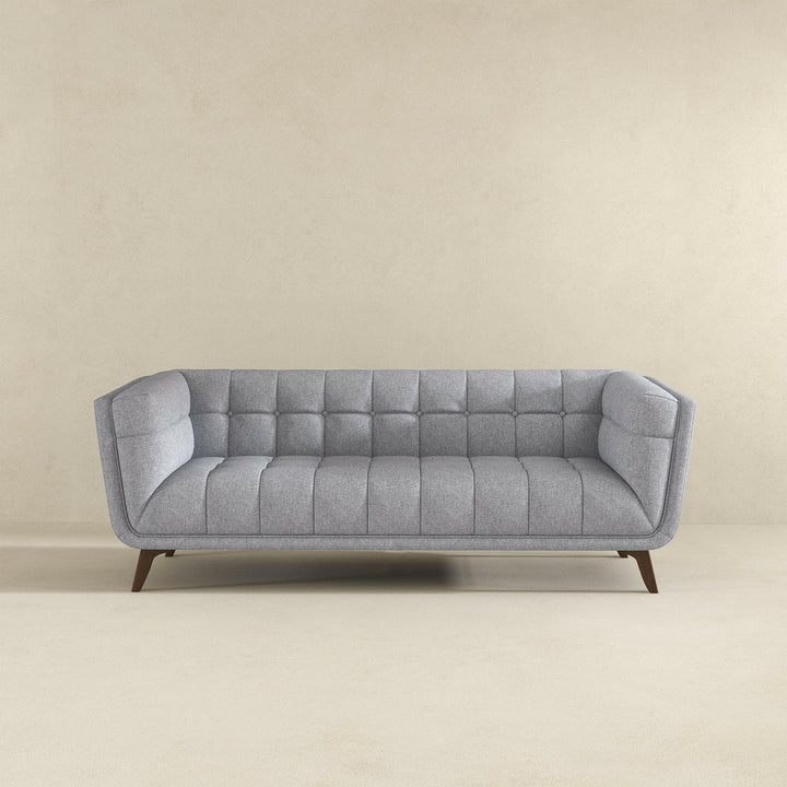 Addison Large Light Gray Fabric Sofa.