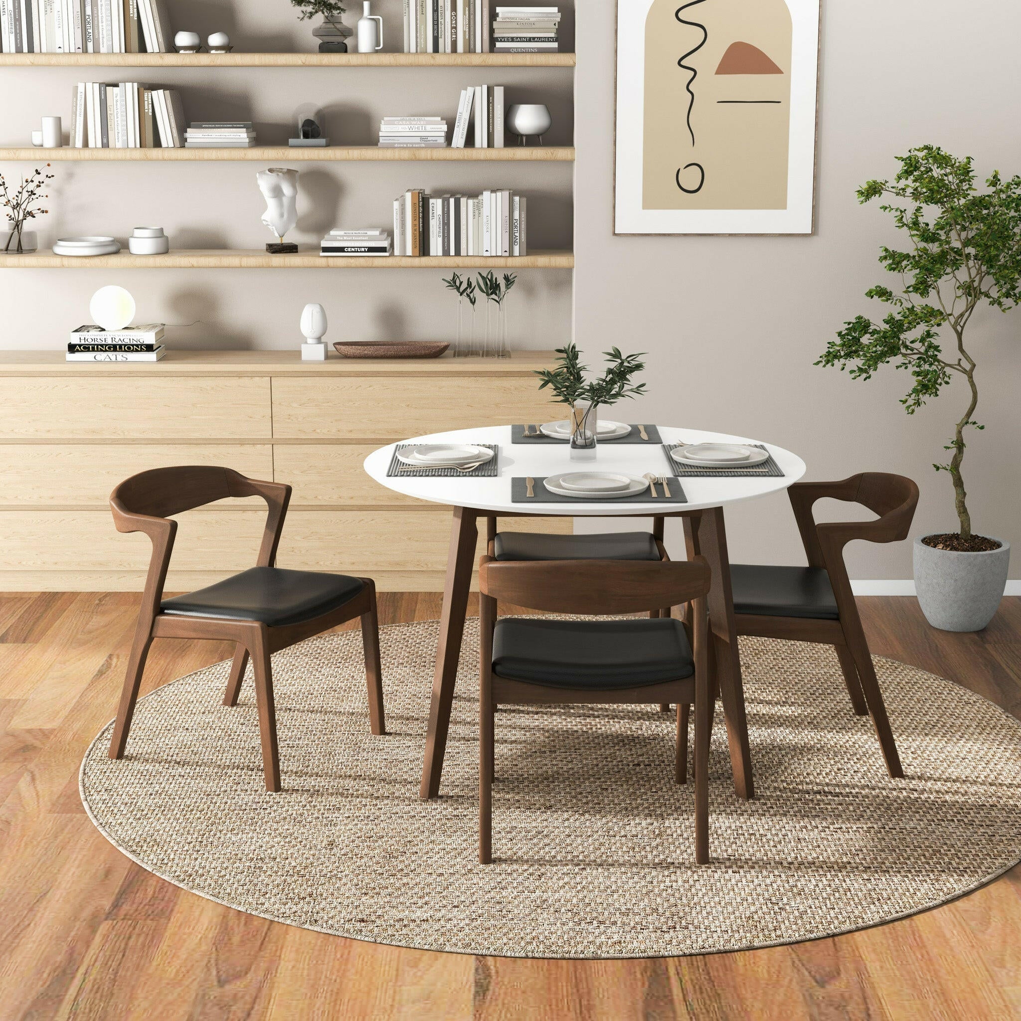 Alina Dining Table (White).