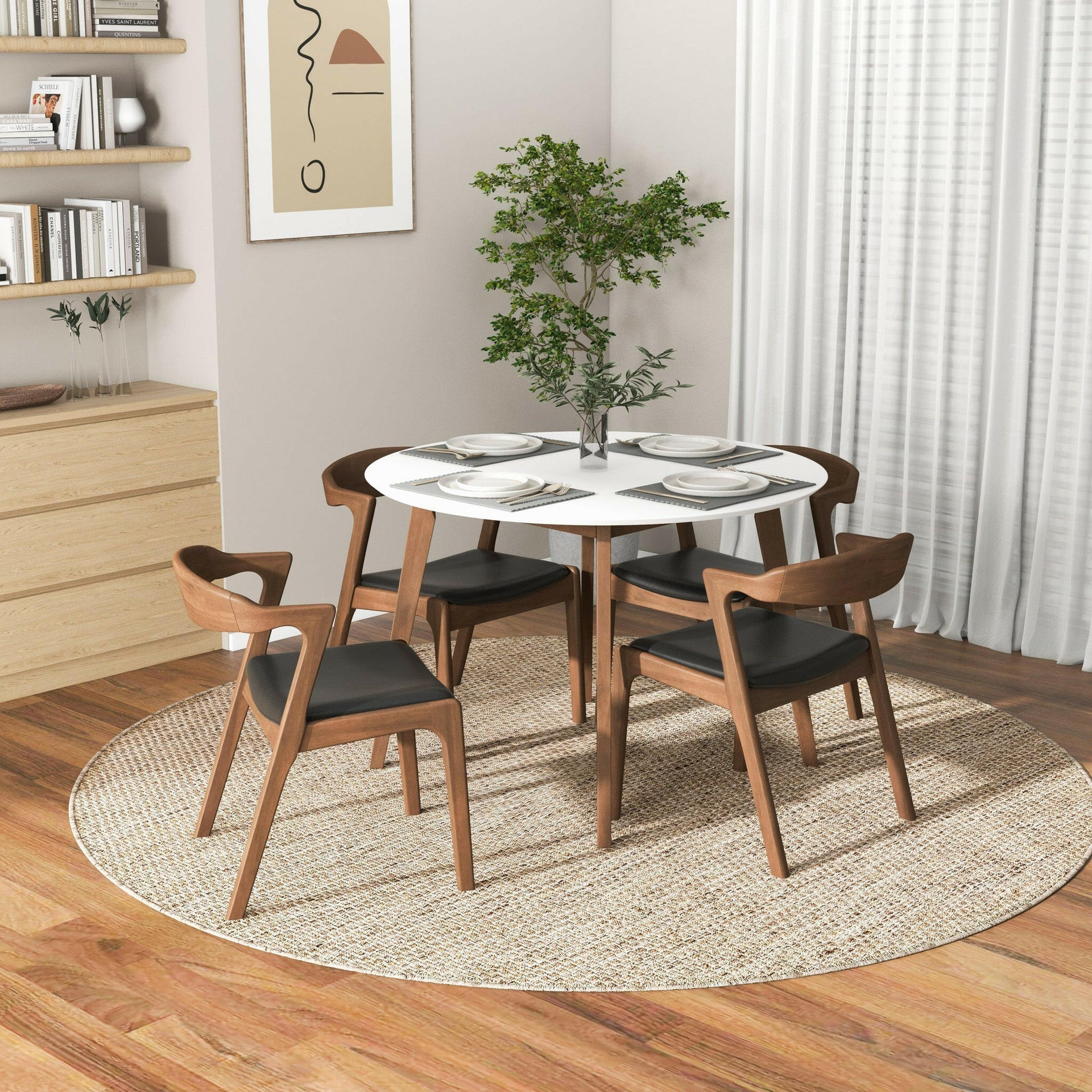 Alina Dining Table (White).