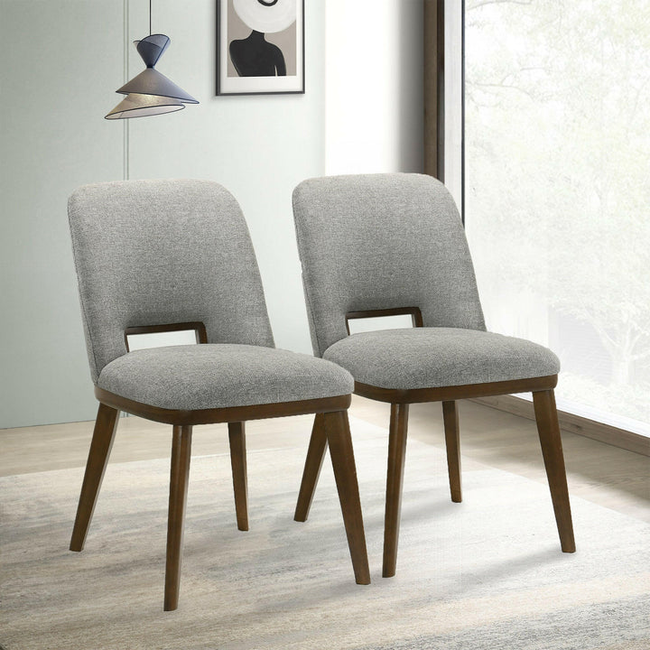 Blake Light Grey Fabric Dining Chair (Set Of 2).