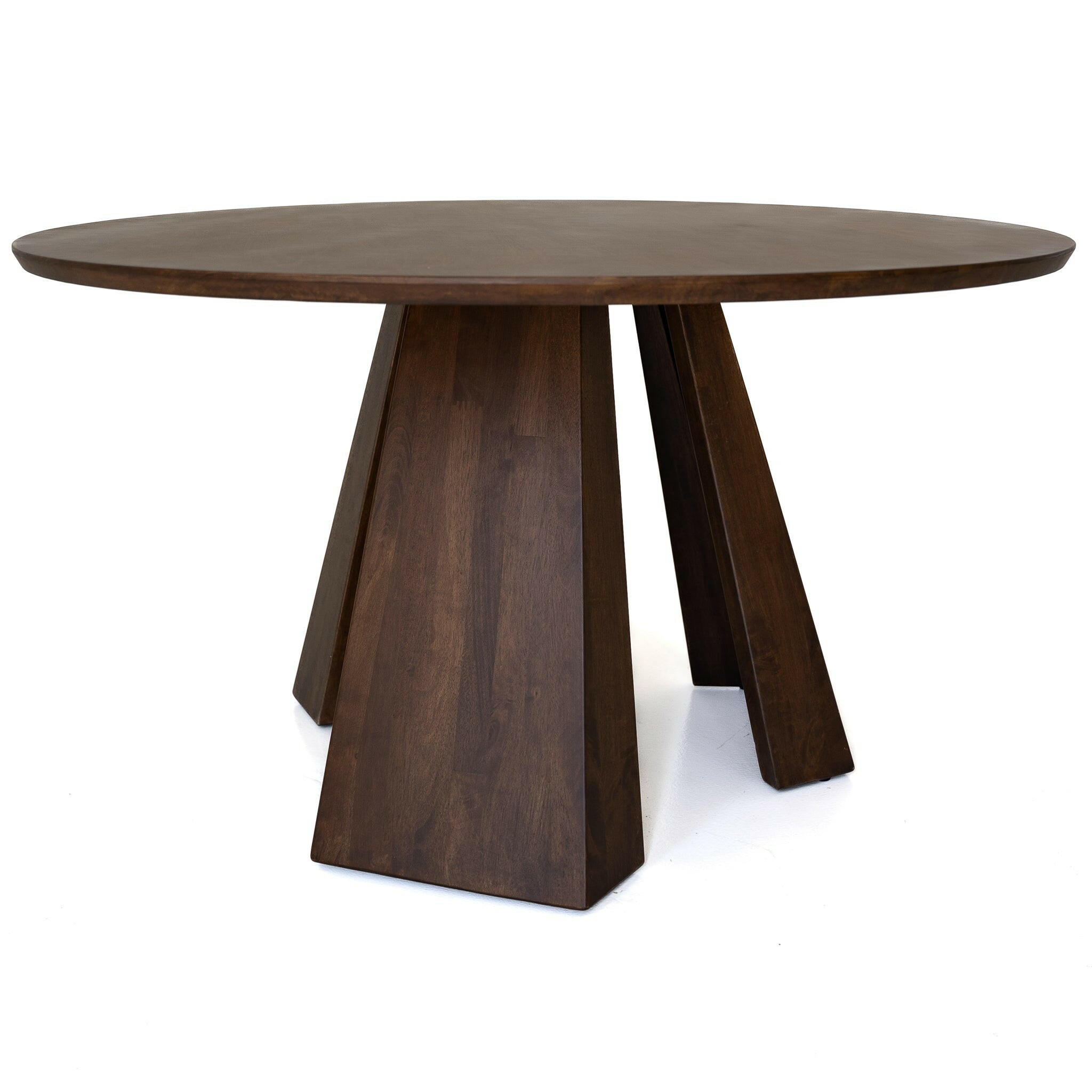 Bolton Round Walnut Dining Table.