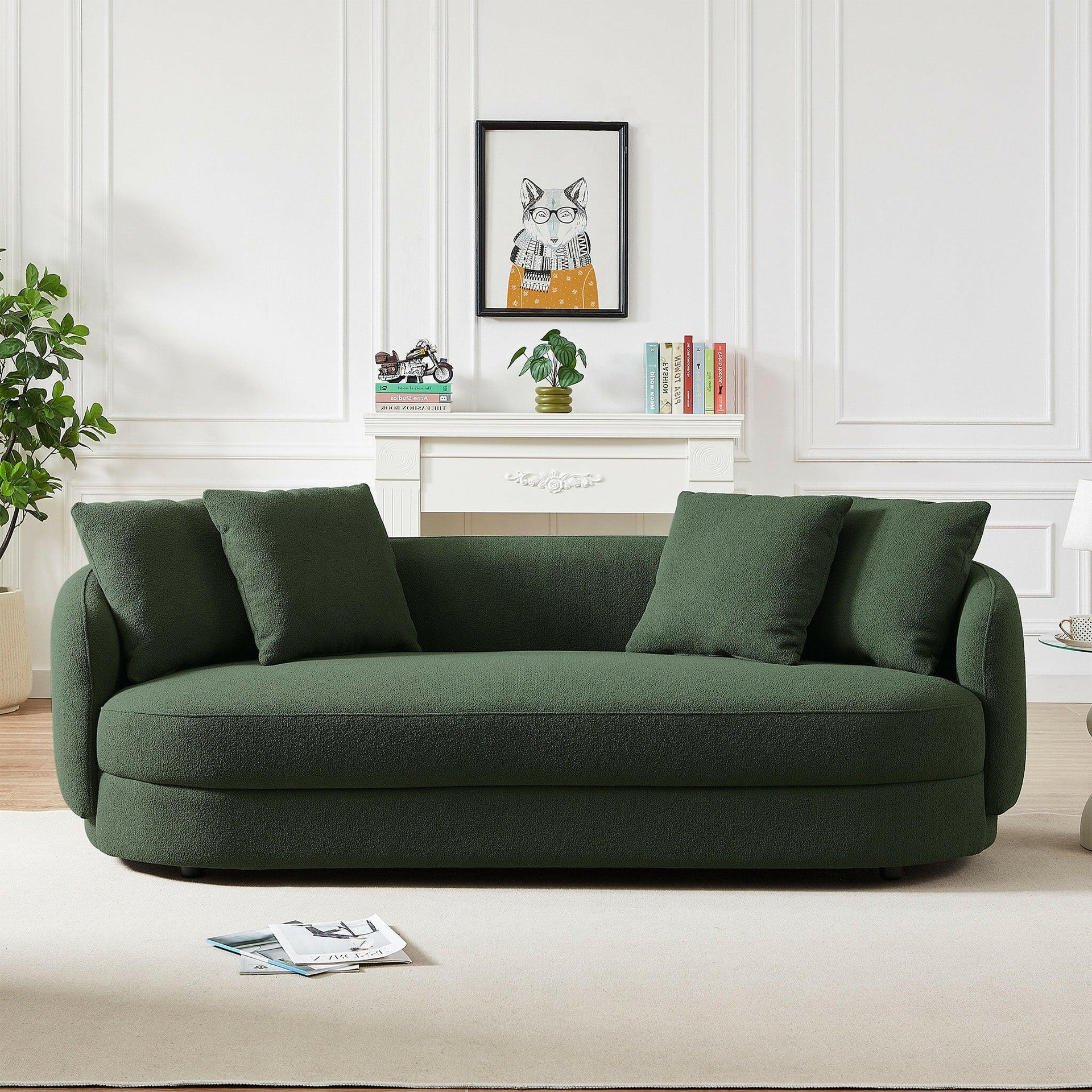 Dylan Modern French Boucle Sofa.