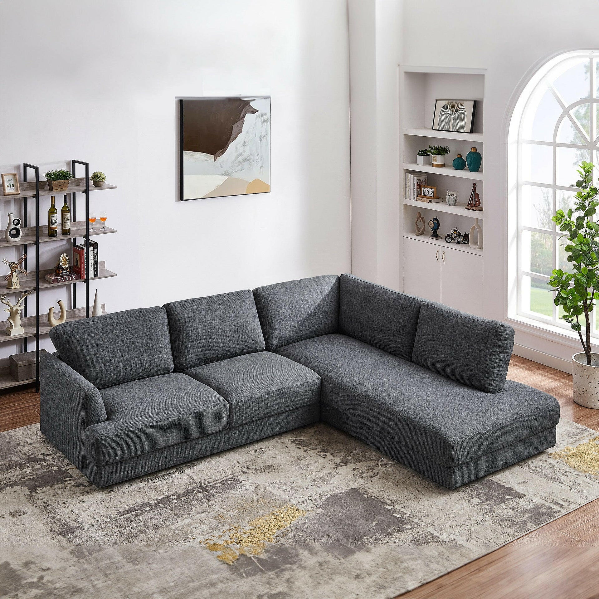 Glander Cozy Sectional Sofa (Right Facing).