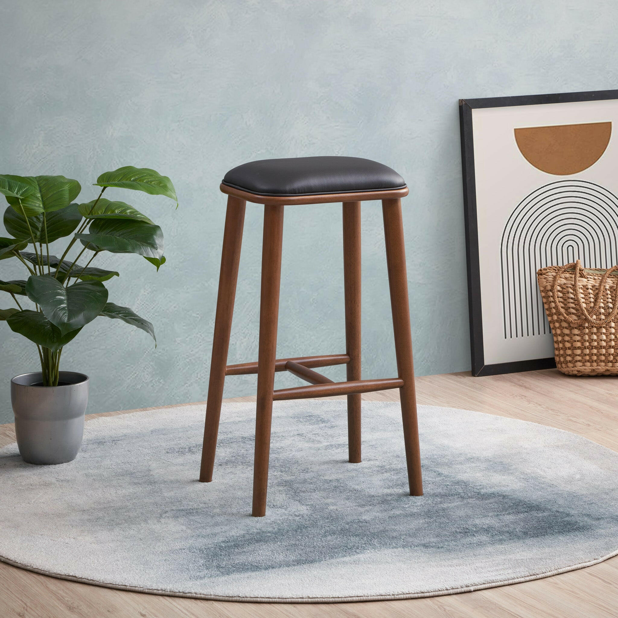 Jason PU Leather Bar Stool.