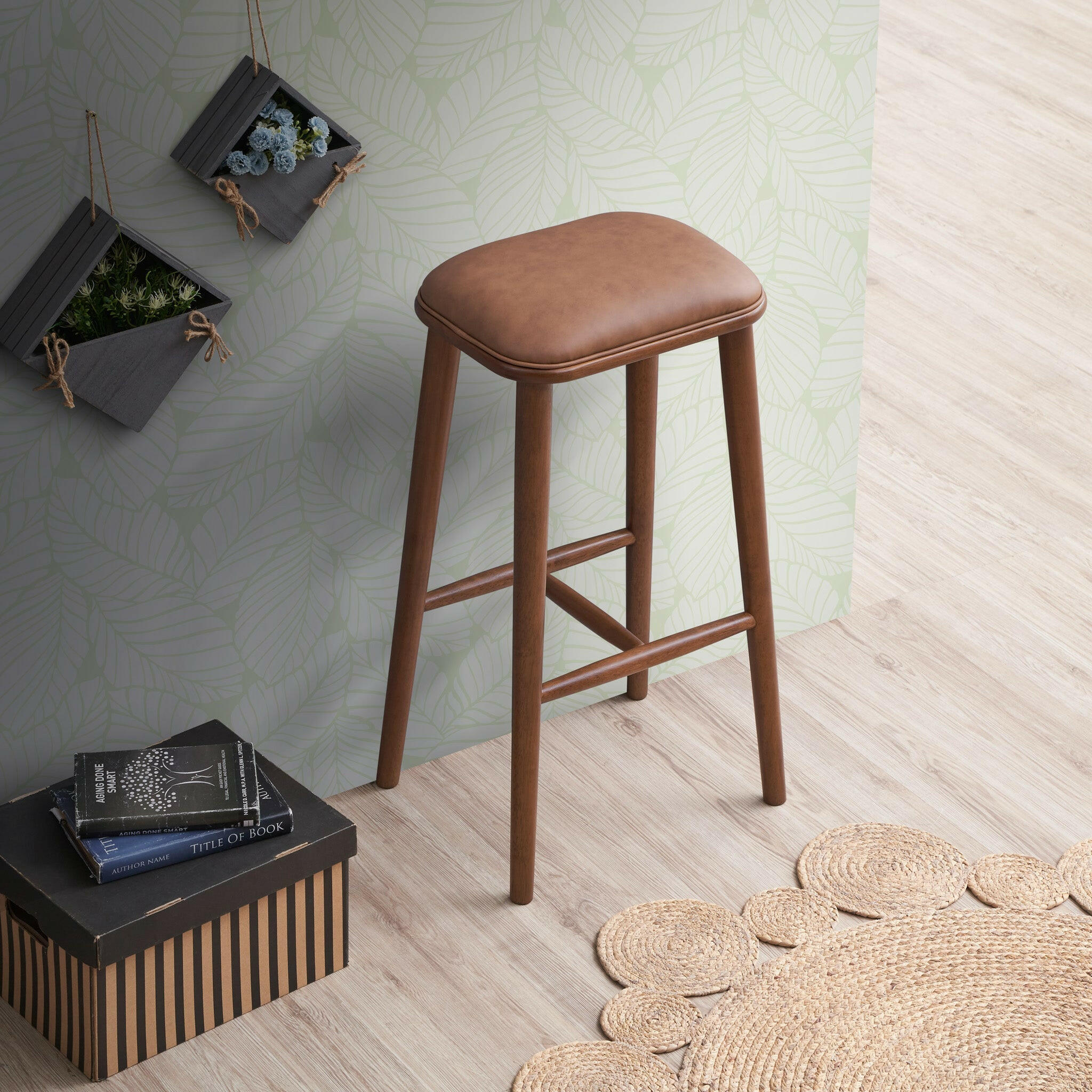 Jason PU Leather Bar Stool.