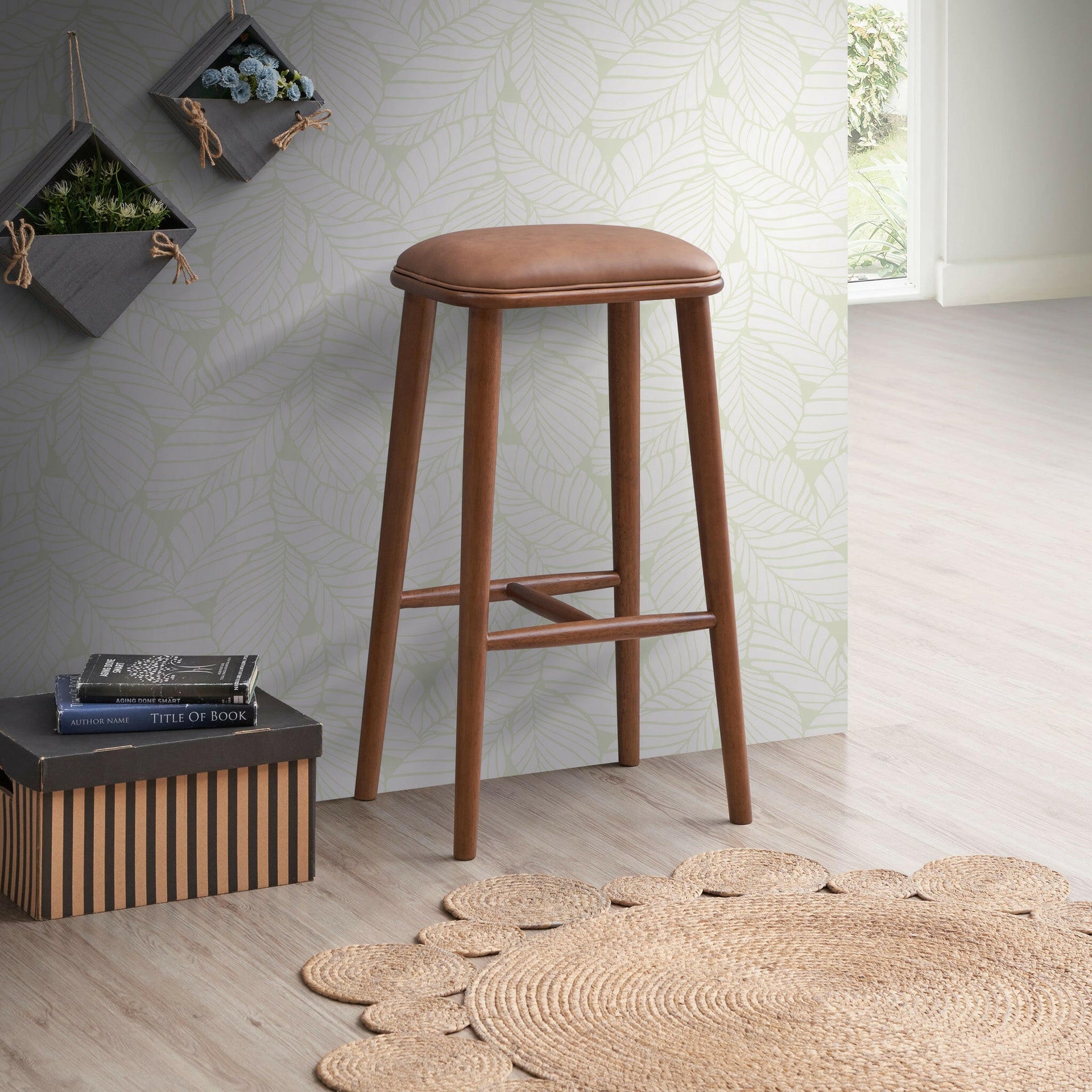 Jason PU Leather Bar Stool.