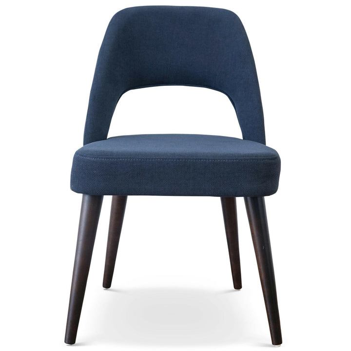 Juliana Mid Century Modern Blue Fabric Dining Chair (Set Of 2).