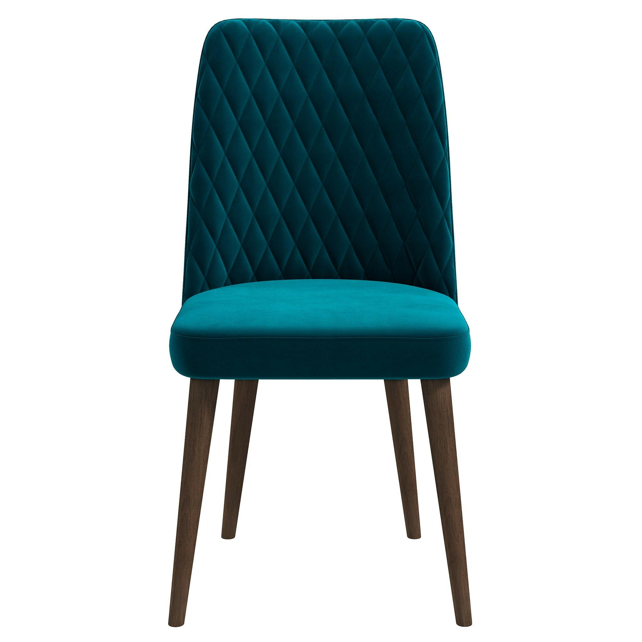 Katie Teal Velvet Dining Chair (Set Of 2).