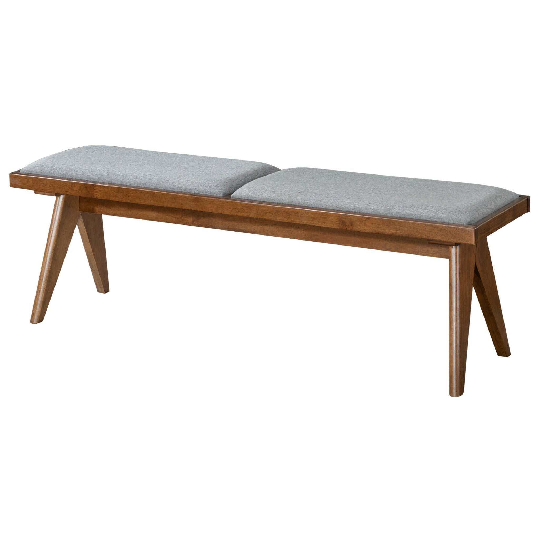 Keira Bench (Grey Fabric).