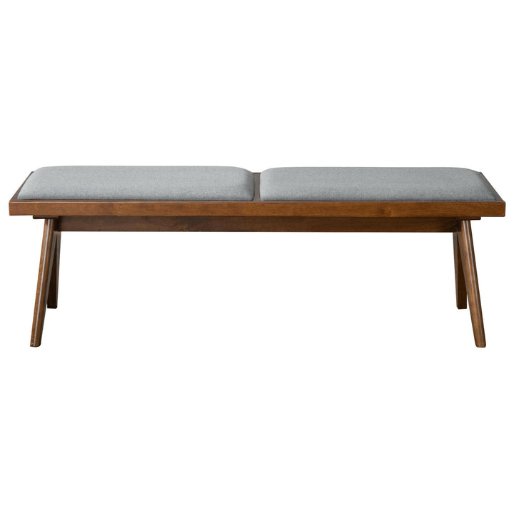 Keira Bench (Grey Fabric).