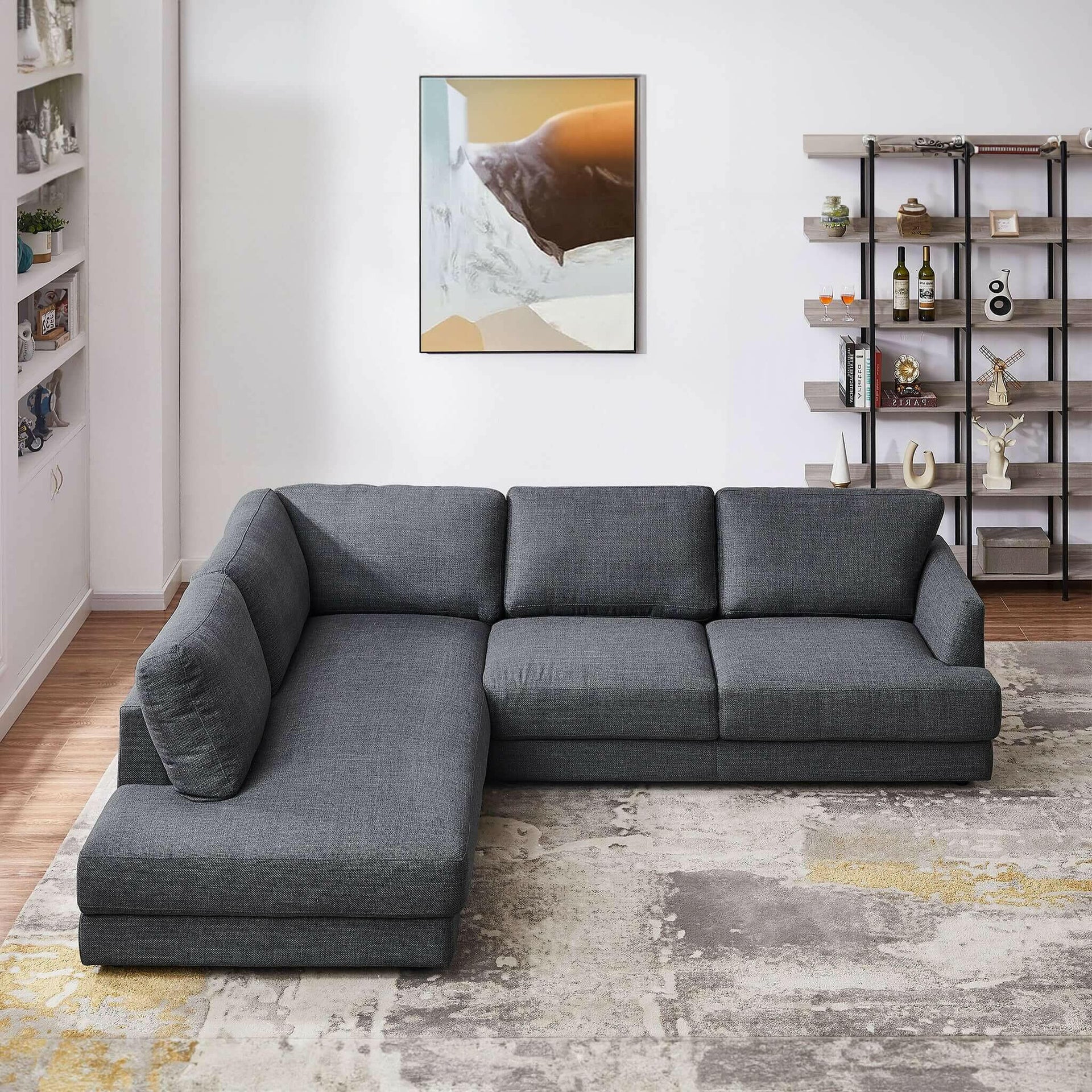 Glander Cozy Sectional Sofa (Left Facing).