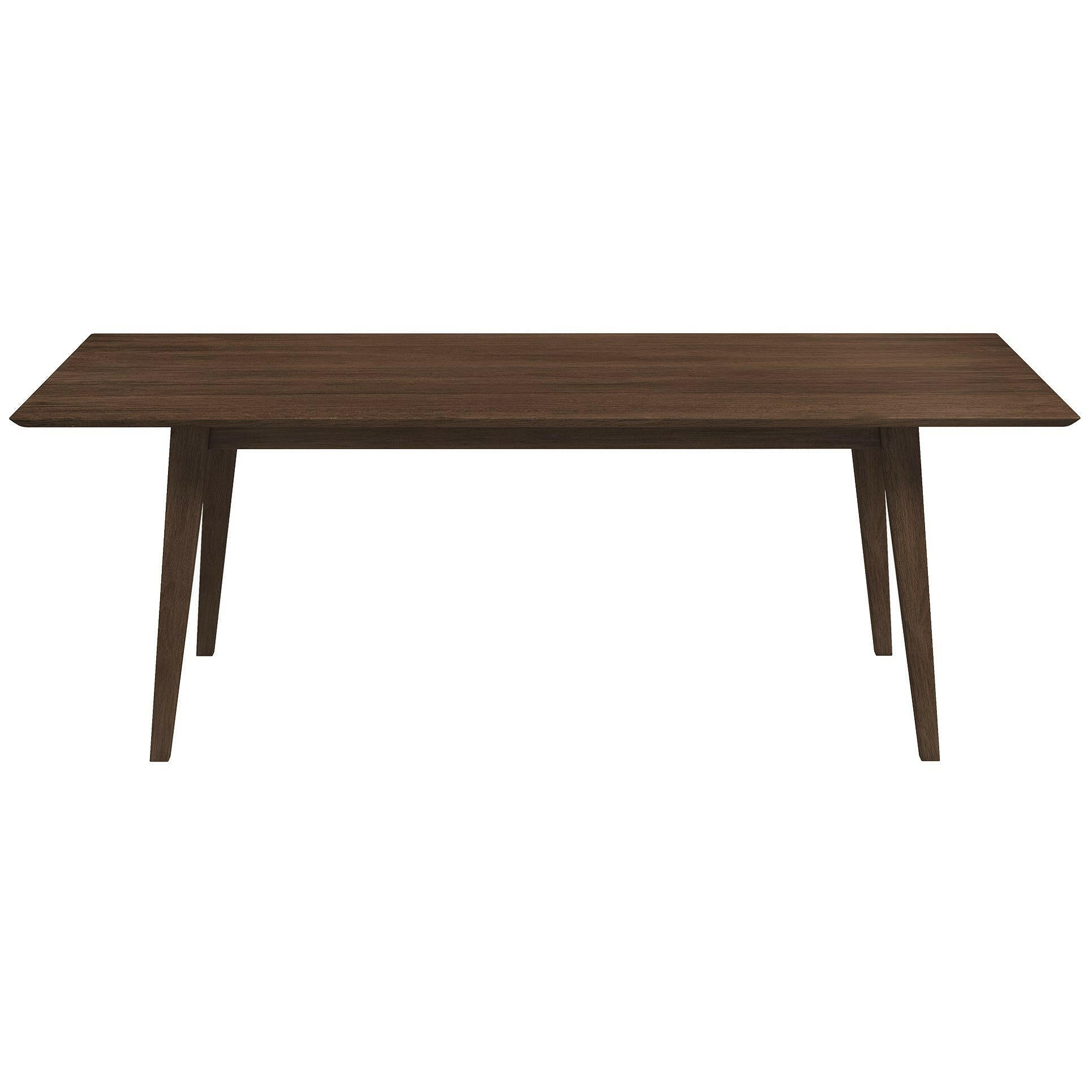 Levi Modern Style Solid Wood Rectangular Dining Kitchen Table 86".