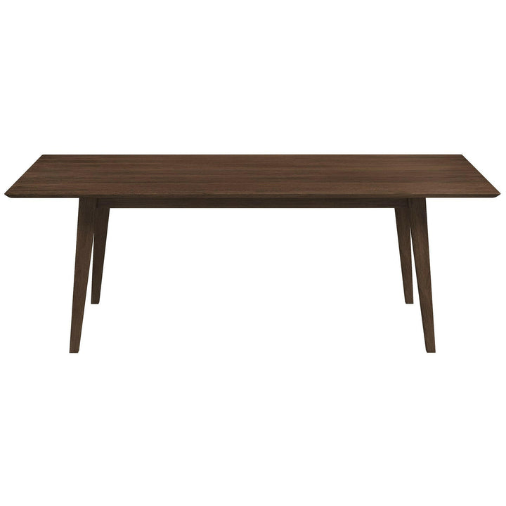 Levi Modern Style Solid Wood Rectangular Dining Kitchen Table 86".