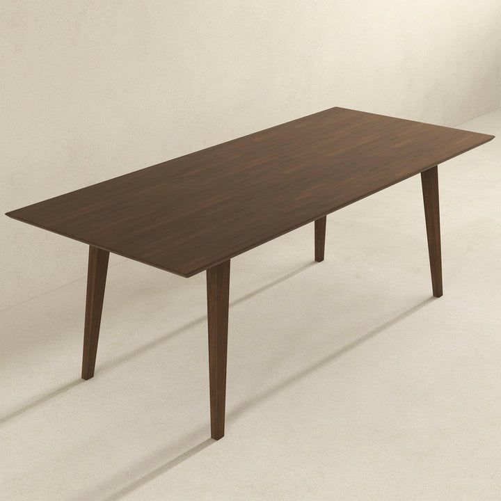 Levi Modern Style Solid Wood Rectangular Dining Kitchen Table 86".