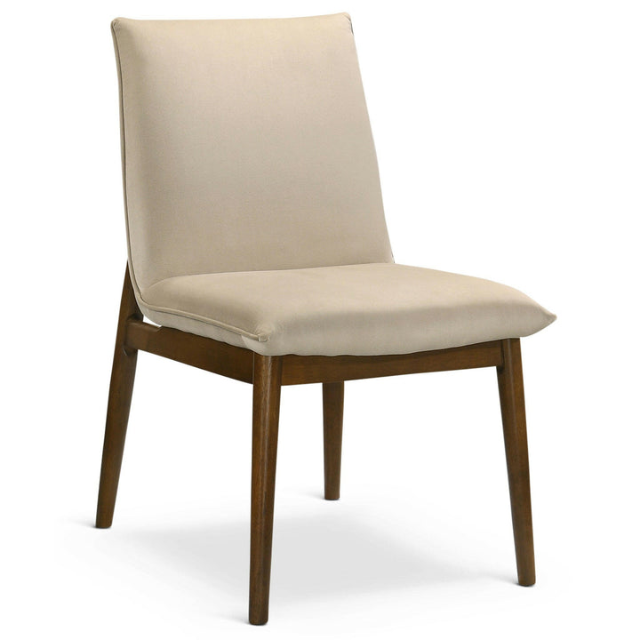 Monza Beige Velvet Dining Chair (Set Of 2).