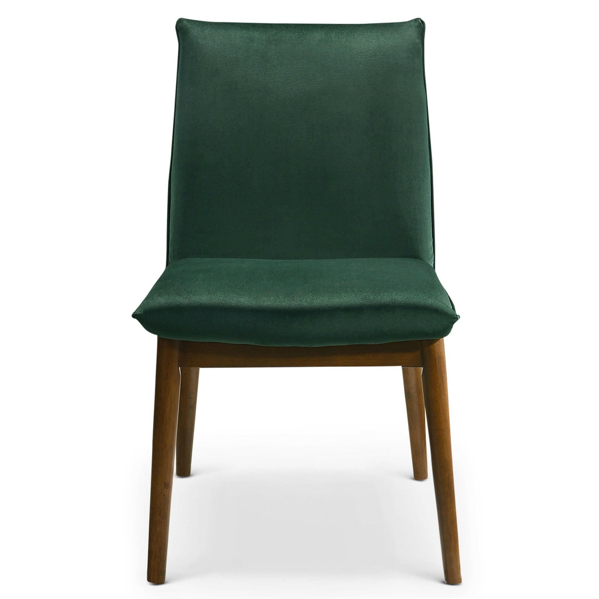 Monza Dark Green Velvet Dining Chair (Set Of 2).