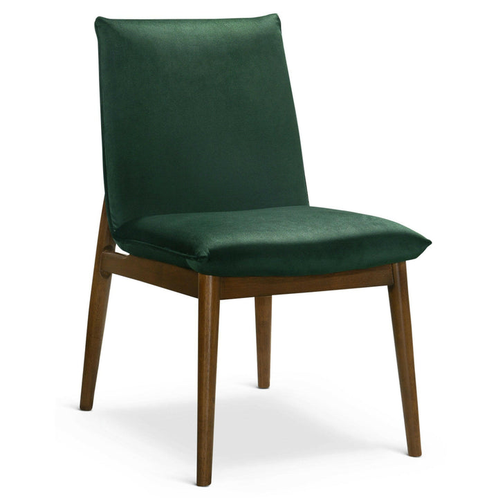 Monza Dark Green Velvet Dining Chair (Set Of 2).