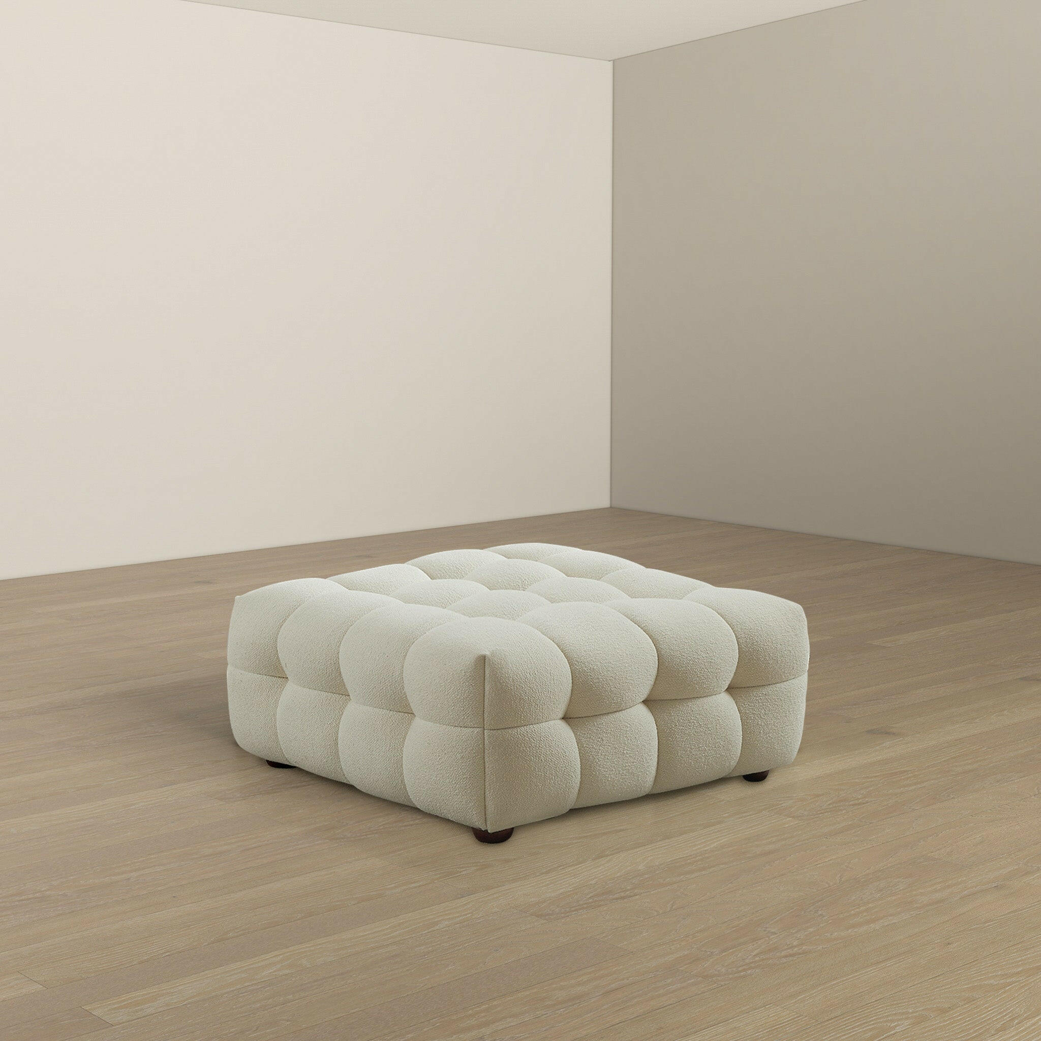 Morrison Ottoman (Cream Boucle).