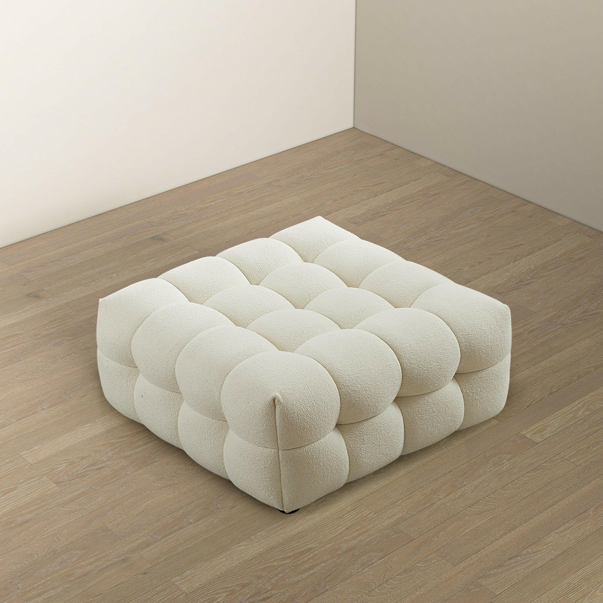 Morrison Ottoman (Cream Boucle).