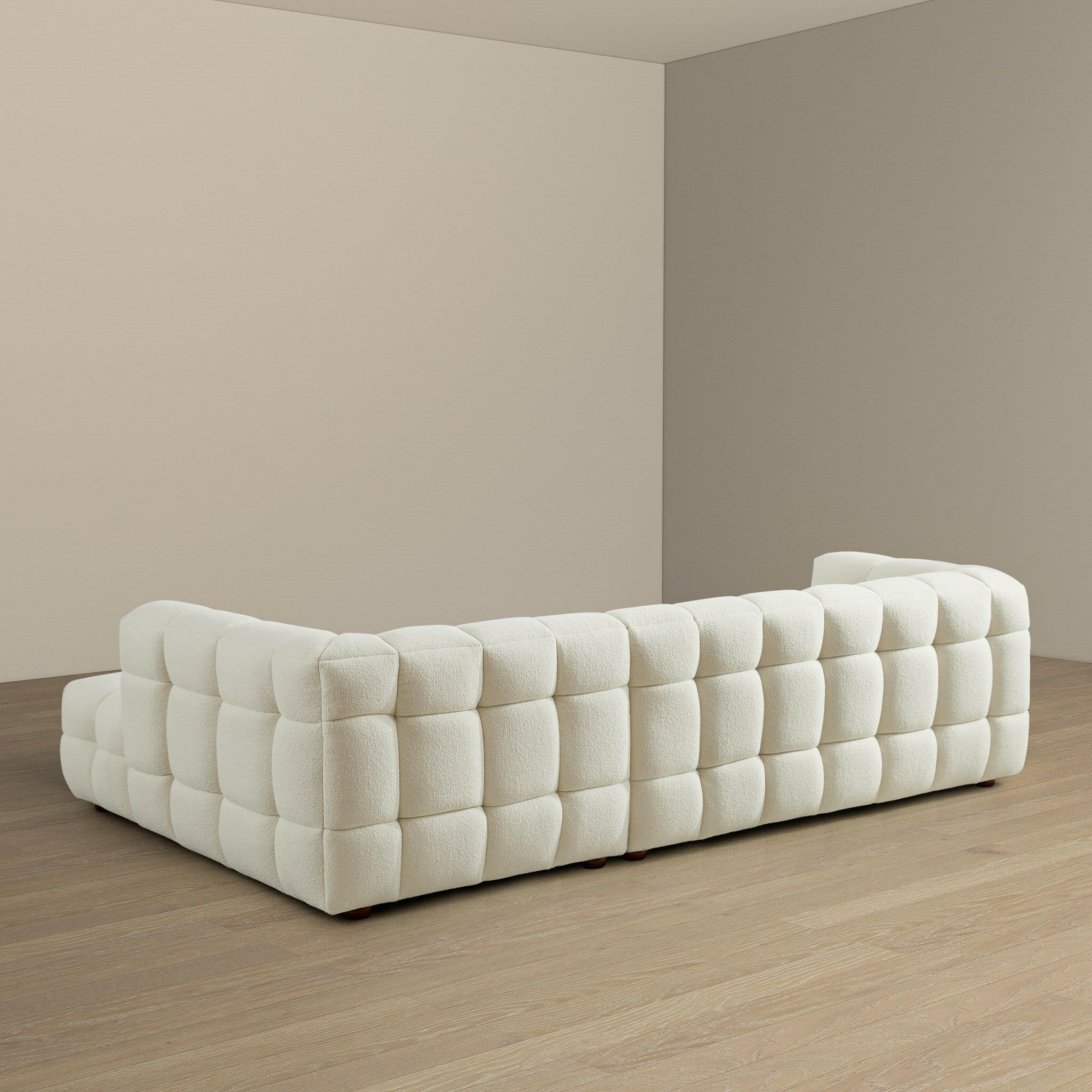 Morrison Right Sectional Sofa (Cream Boucle).