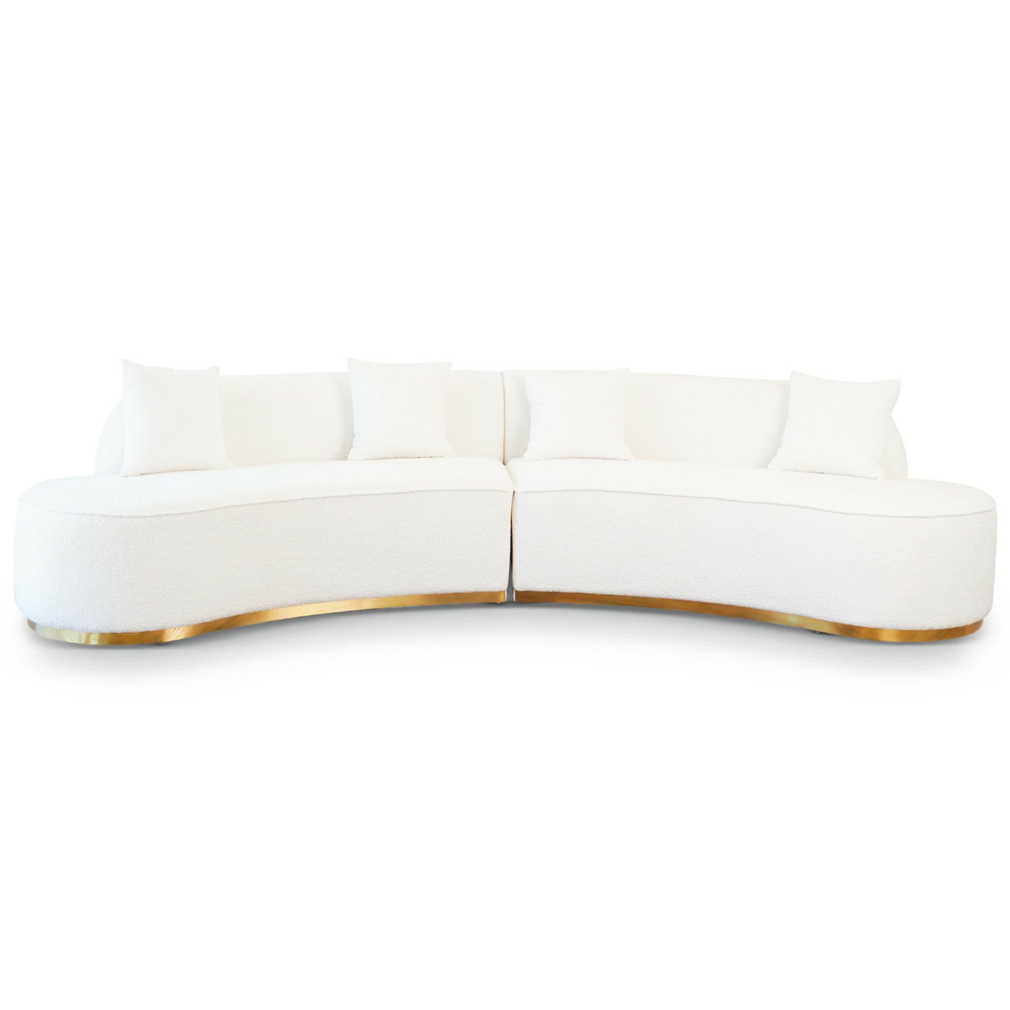 Otero Ivory Boucle Sofa.