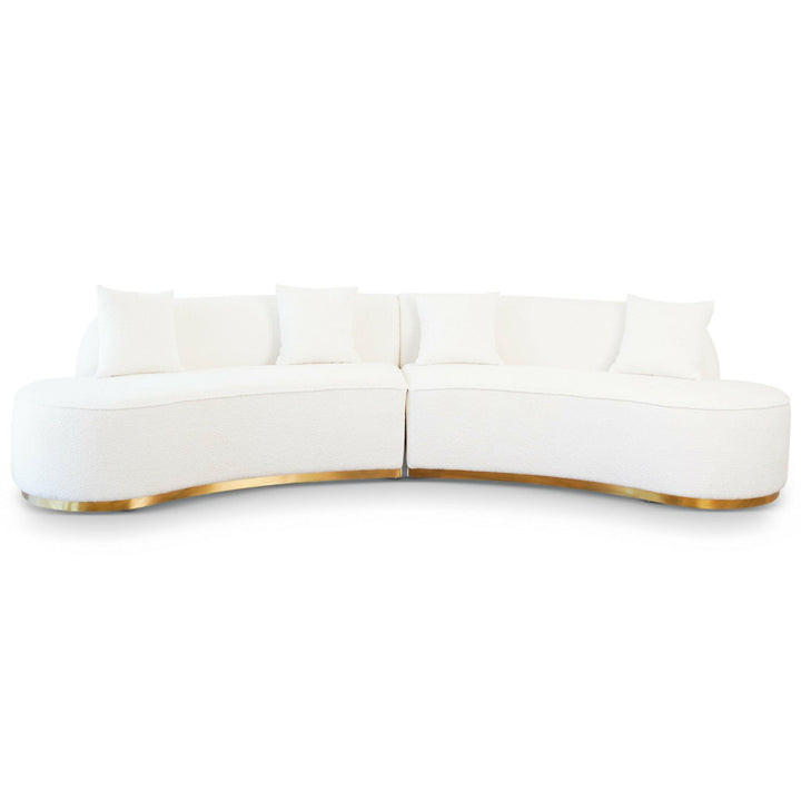 Otero Ivory Boucle Sofa.