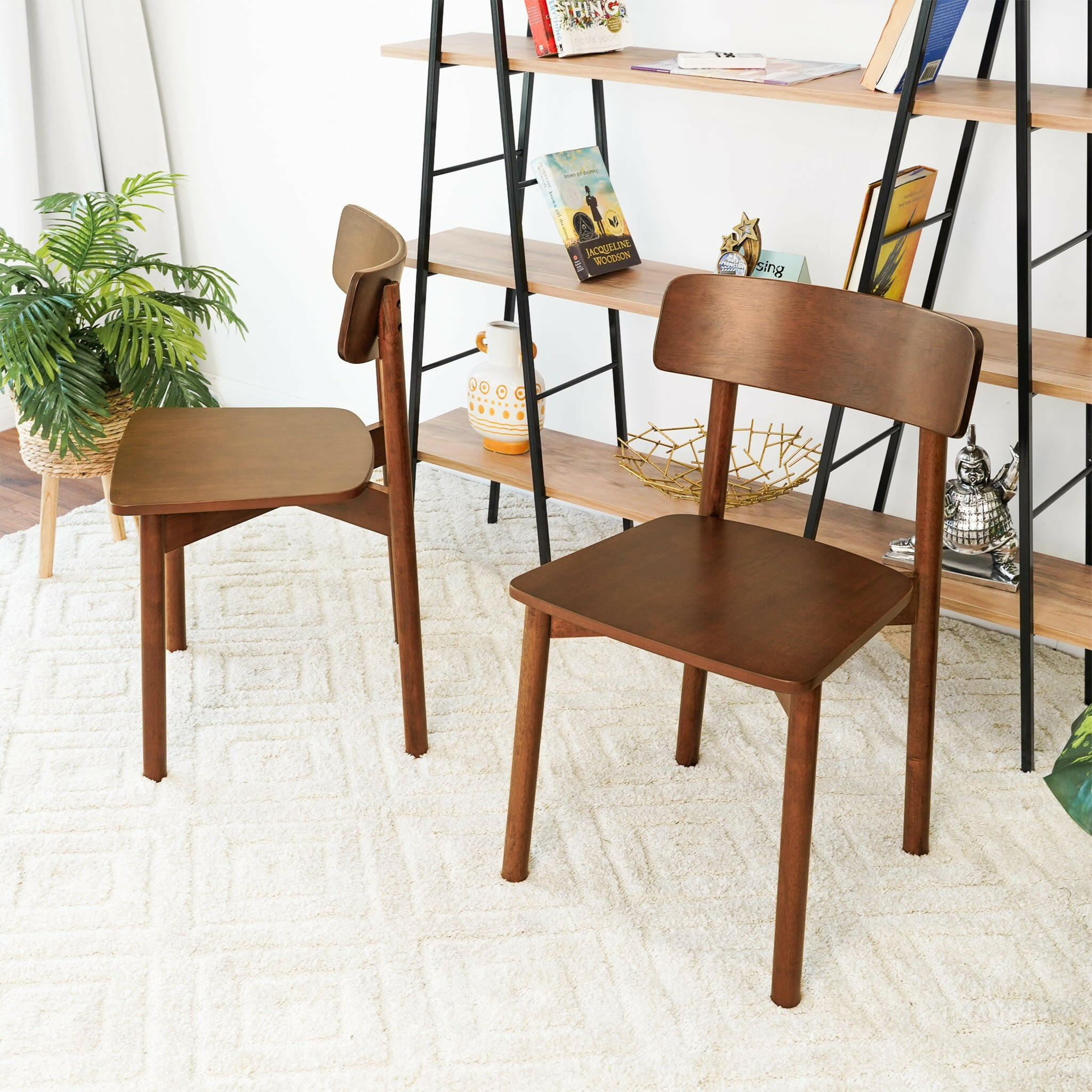 Pierre Walnut Dining Chair (Set Of 2).