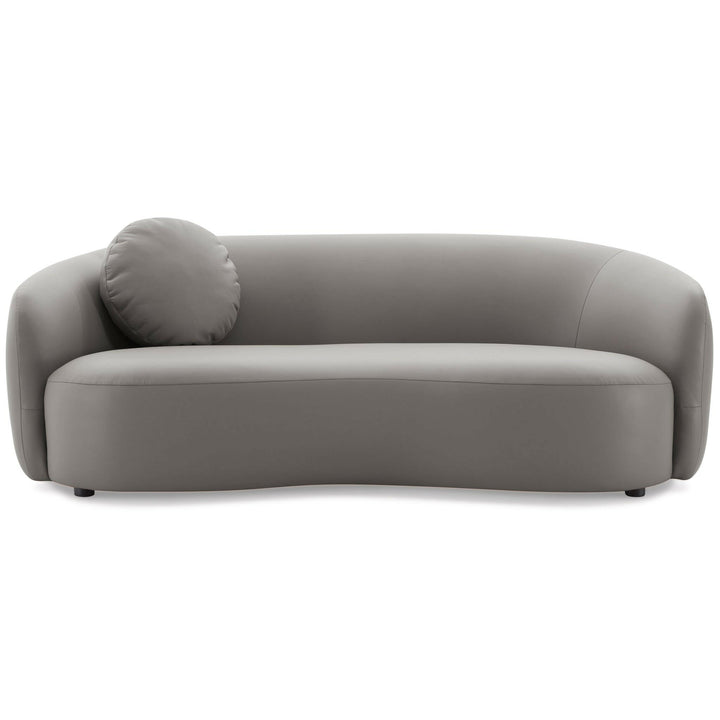 Porter Grey PU Leather Sofa.