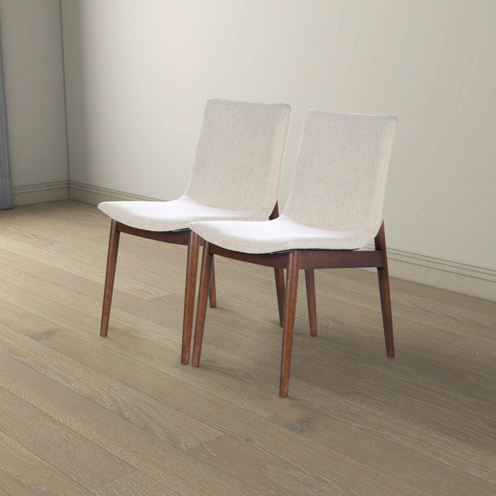 Ravel Beige Fabric Dining Chair Set of 2.