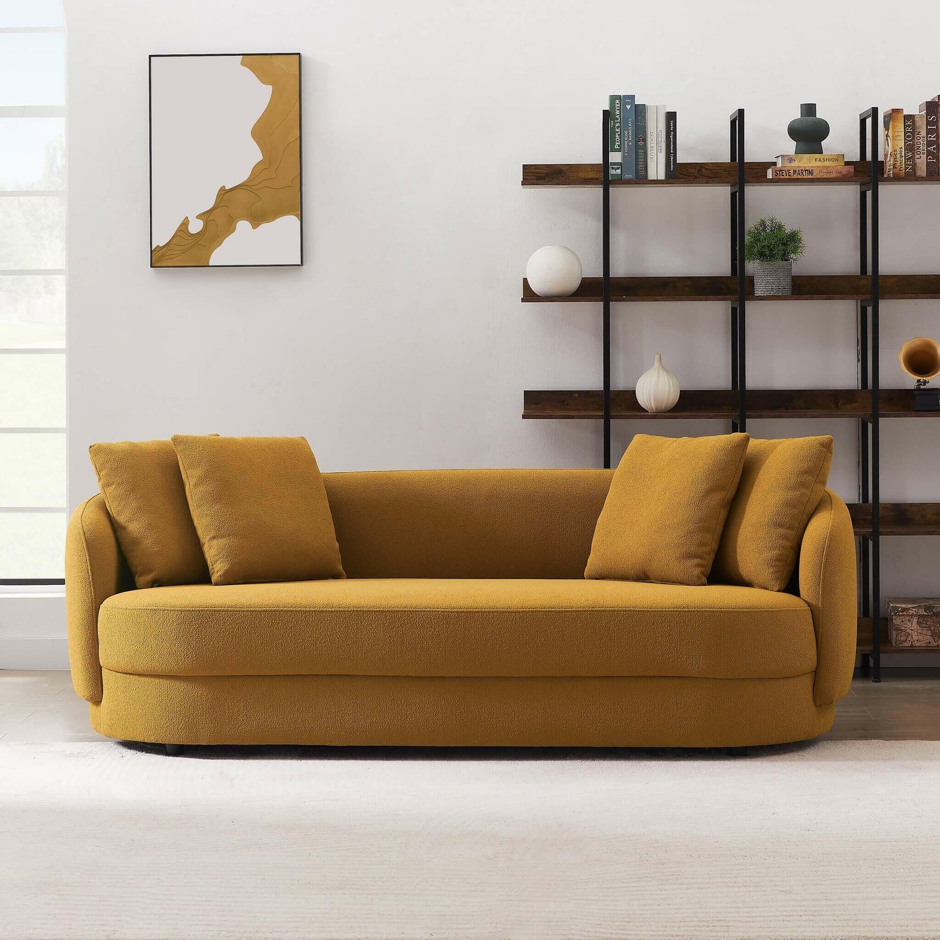 Dylan Modern French Boucle Sofa.