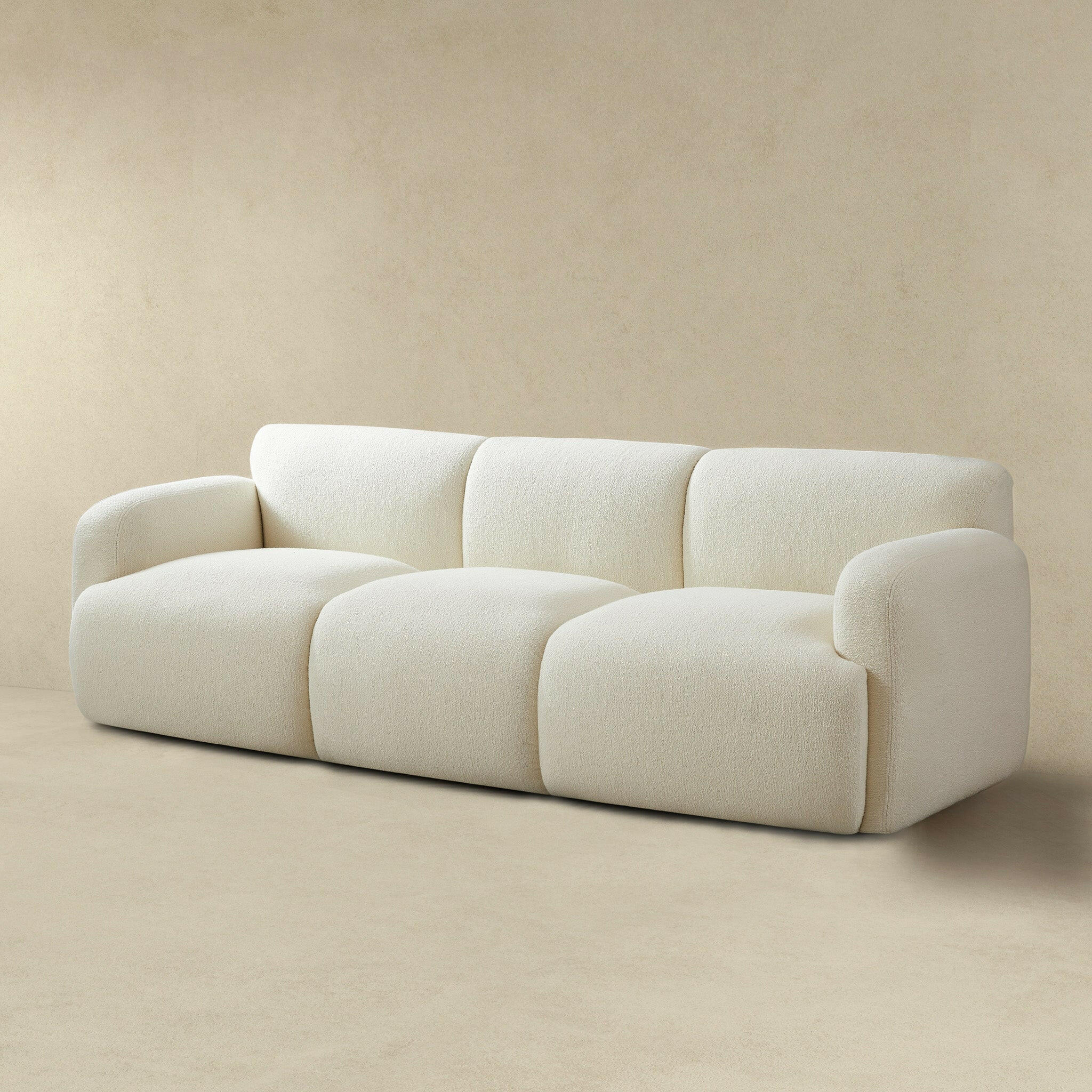 Simone Sofa (Cream Boucle).