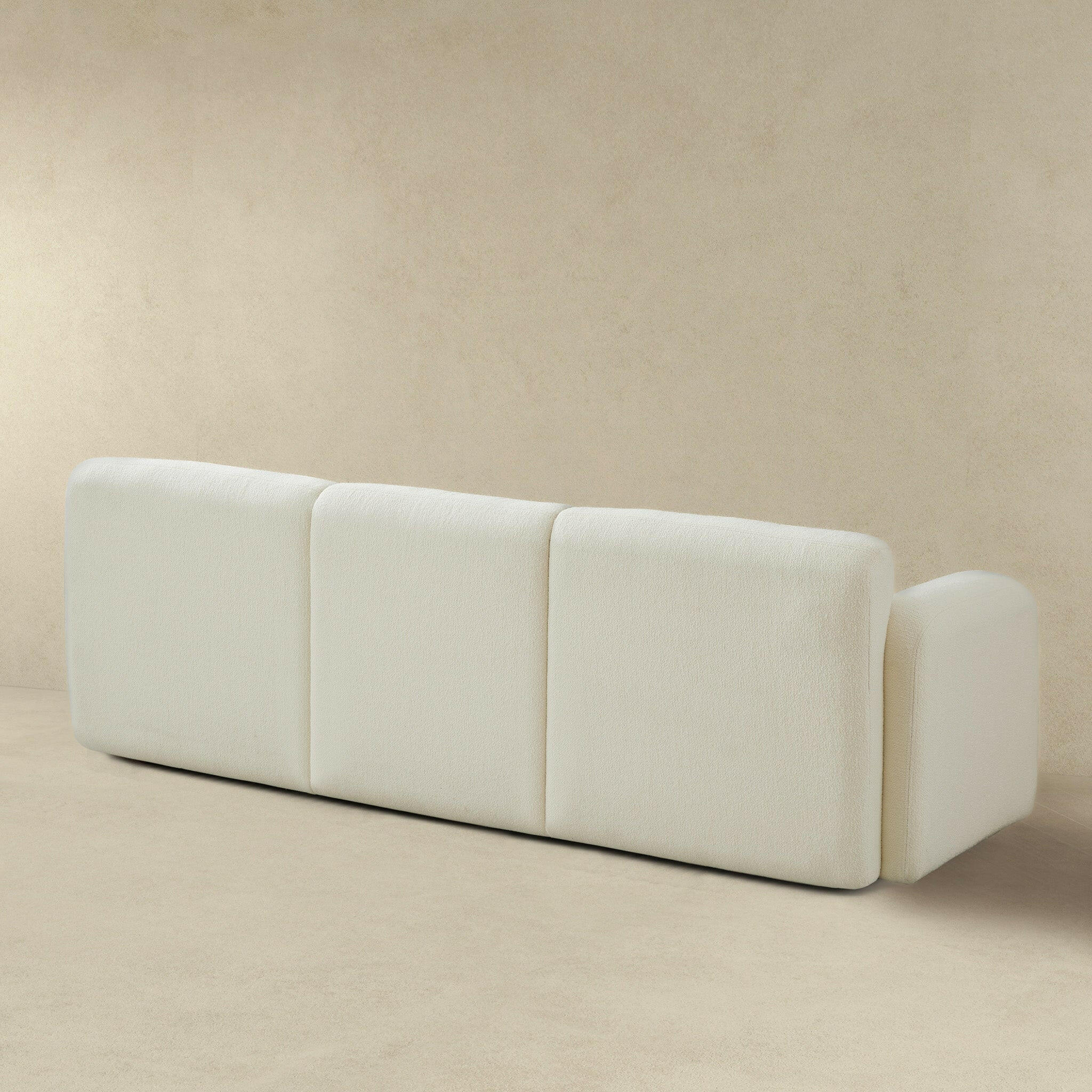 Simone Sofa (Cream Boucle).