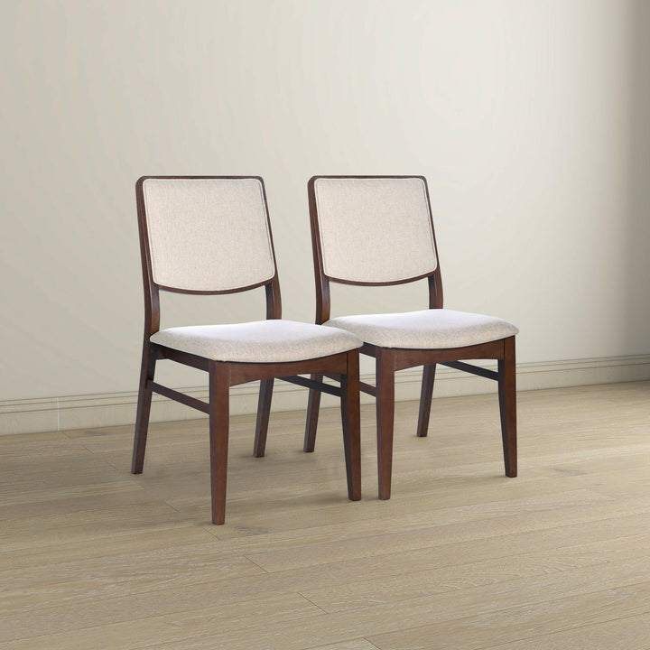 Skylar Beige Fabric Dining Chair (Set Of 2).