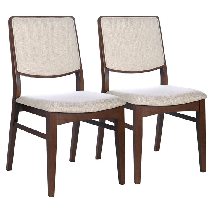 Skylar Beige Fabric Dining Chair (Set Of 2).