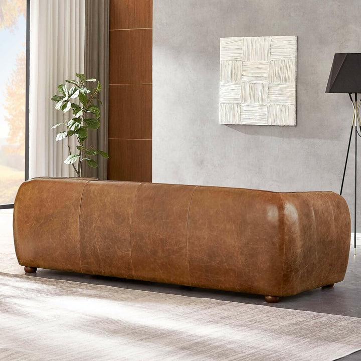 Marlon Luxury Italian Leather Sofa.