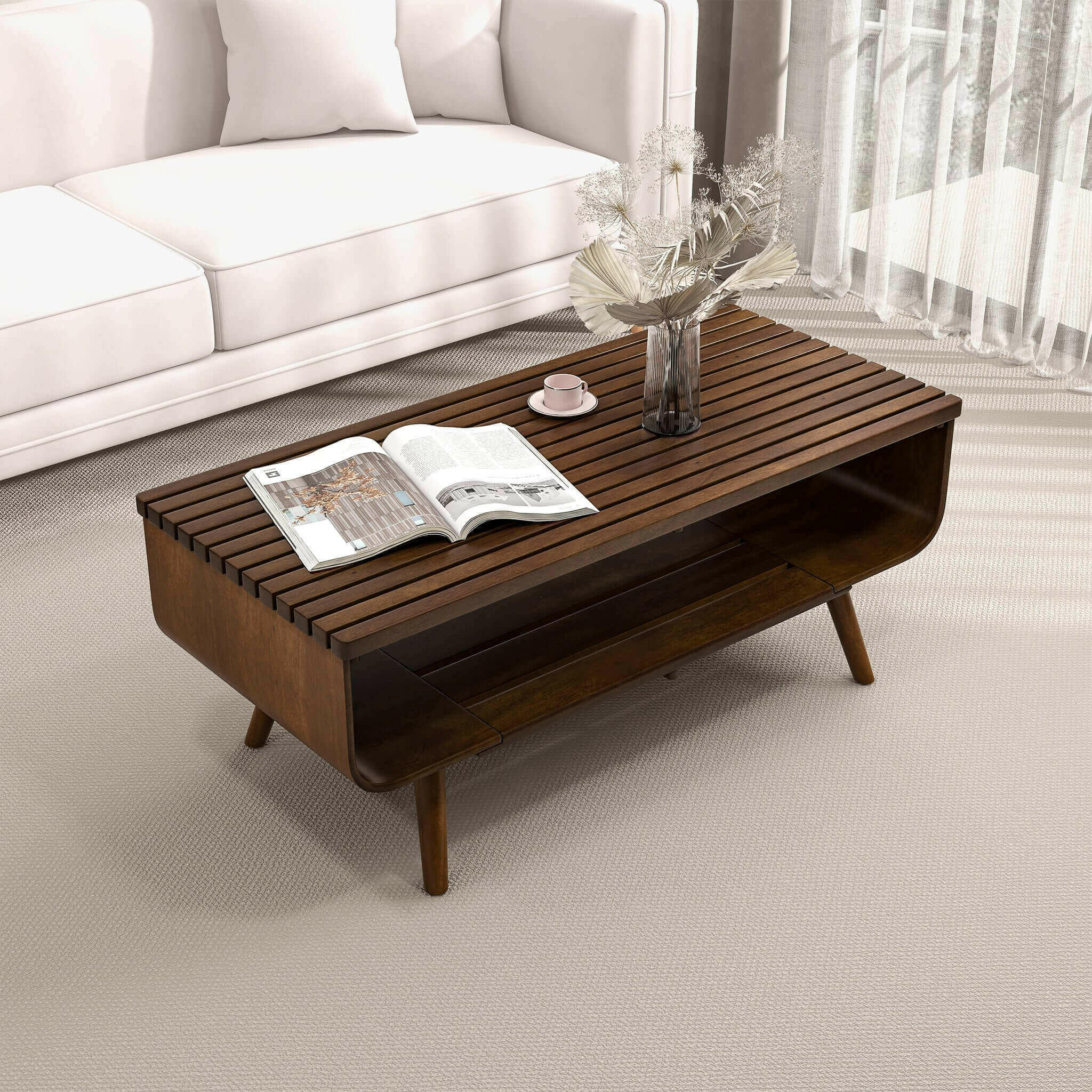 Alice Coffee Table Walnut.