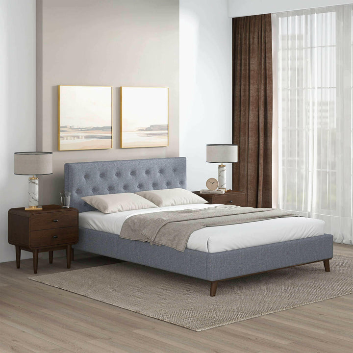 Graceville Queen Fabric Platform Bed.