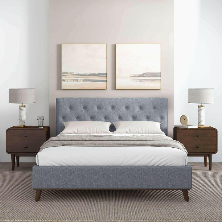 Graceville King Fabric Platform Bed.