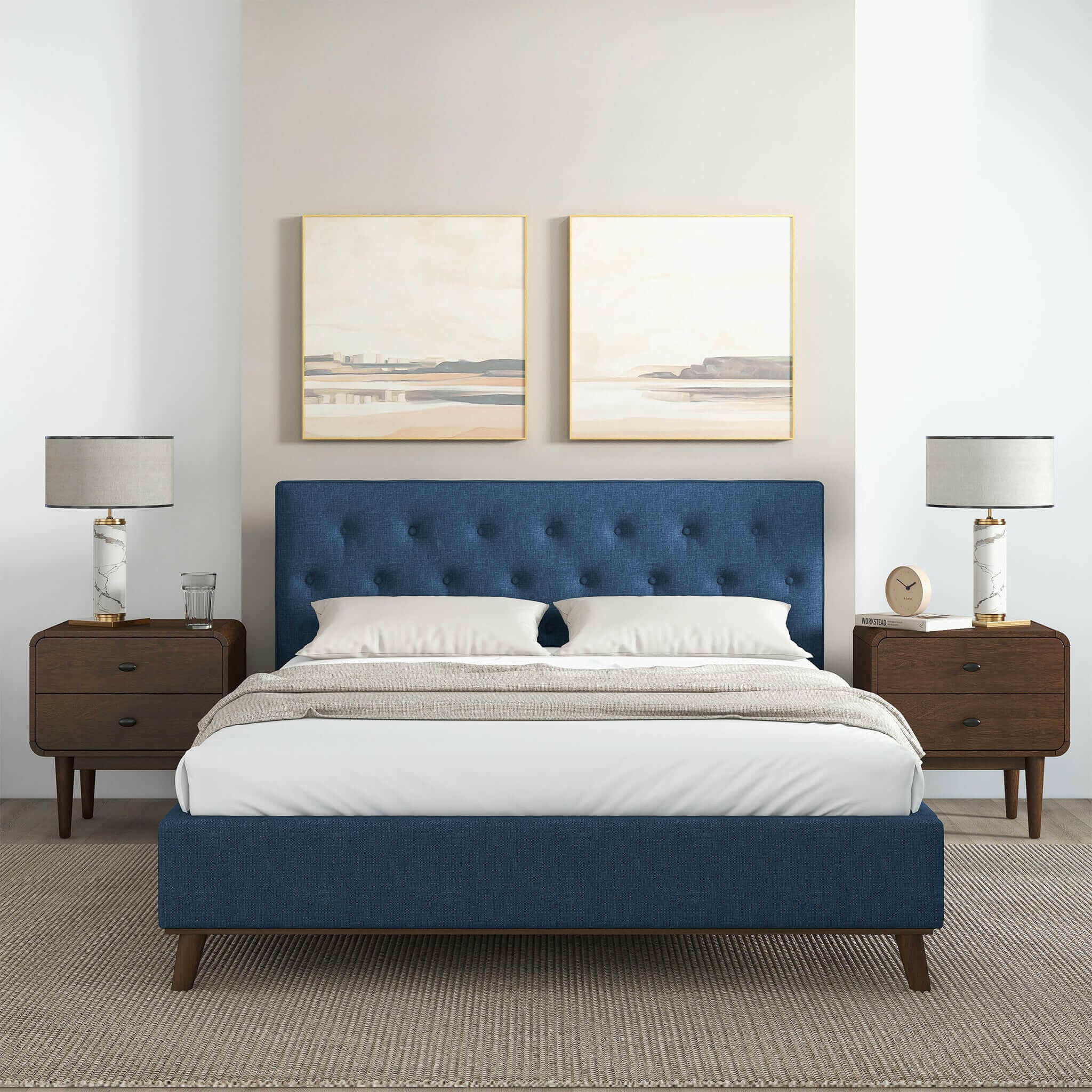 Graceville King Fabric Platform Bed.