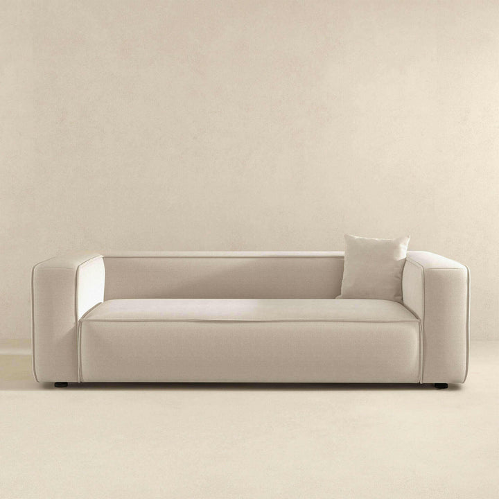 Marshall Modern Cream Boucle Sofa.