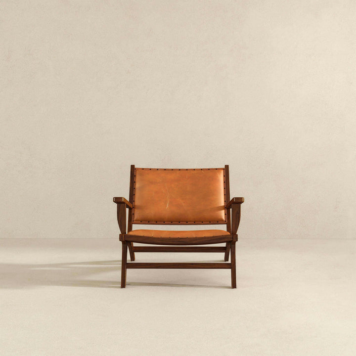 Daniel Leather Arm Chair.