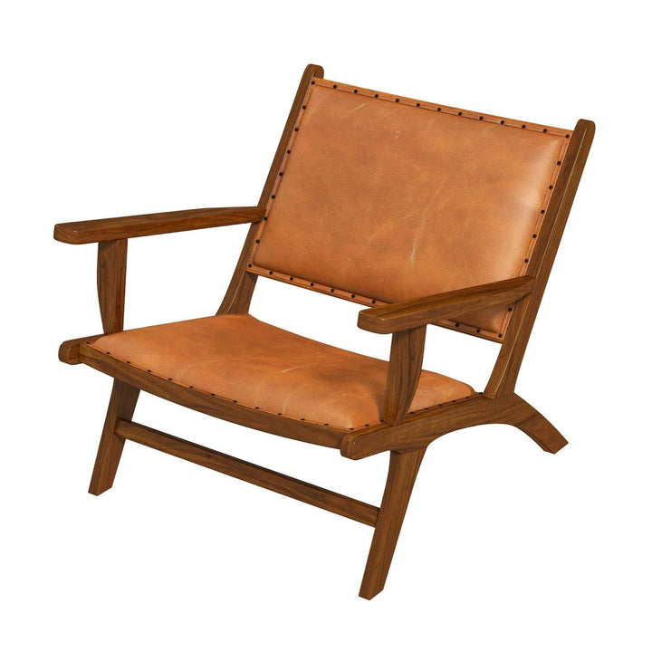 Daniel Leather Arm Chair.