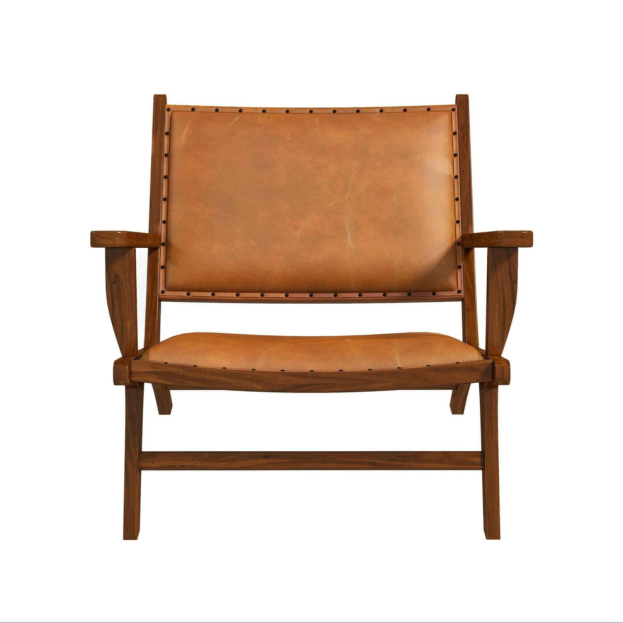 Daniel Leather Arm Chair.