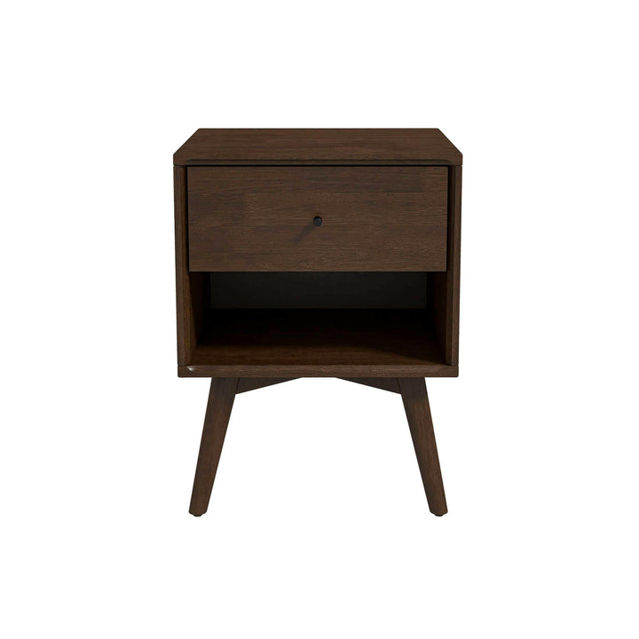 Caroline Mid Century Modern Style Night Stand 1-Drawer.