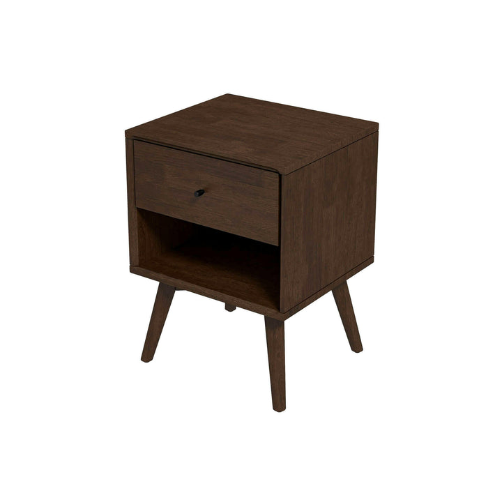 Caroline Mid Century Modern Style Night Stand 1-Drawer.