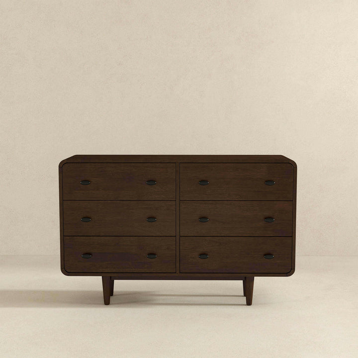 Alexa Mid Century Modern Dresser 6 Drawer.