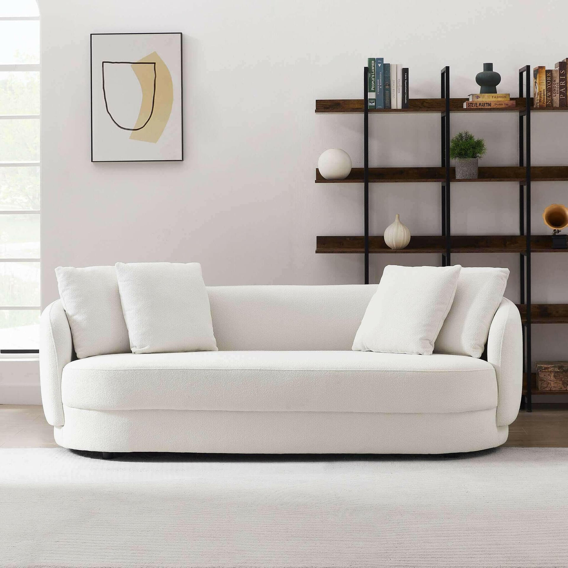 Dylan Modern French Boucle Sofa.